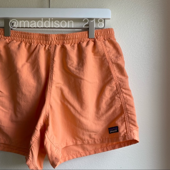 Patagonia Baggies Shorts 5” inseam Peach Sherbet Orange Water Repellant Medium M - Picture 2 of 8